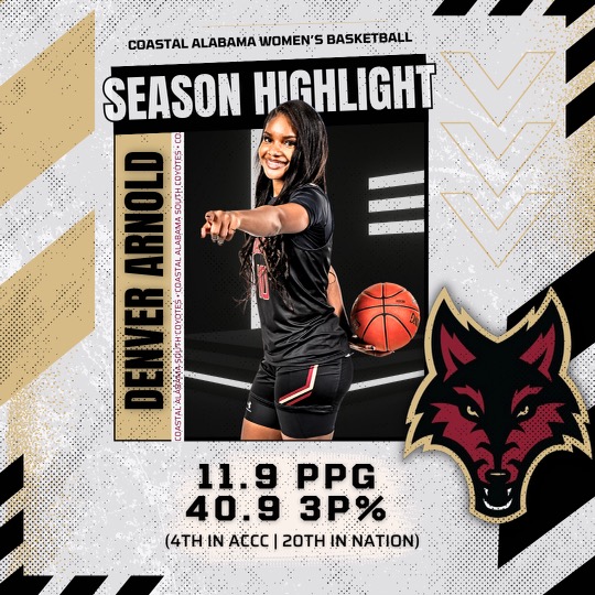 Coastal Alabama rising Sophomore!  5'7 Combo guard Denver is a excellent student, hard worker that can score on all 3 levels.  She will add the needed strength this off season. Coaches put her on your radar.
 <a href="/DenverJArnold/">Denver</a> <a href="/CoastalAL_south/">Coastal Alabama South Athletics</a> <a href="/Deejarnld/">Diondra</a> <a href="/randyar98104562/">Randy Arnold</a>
