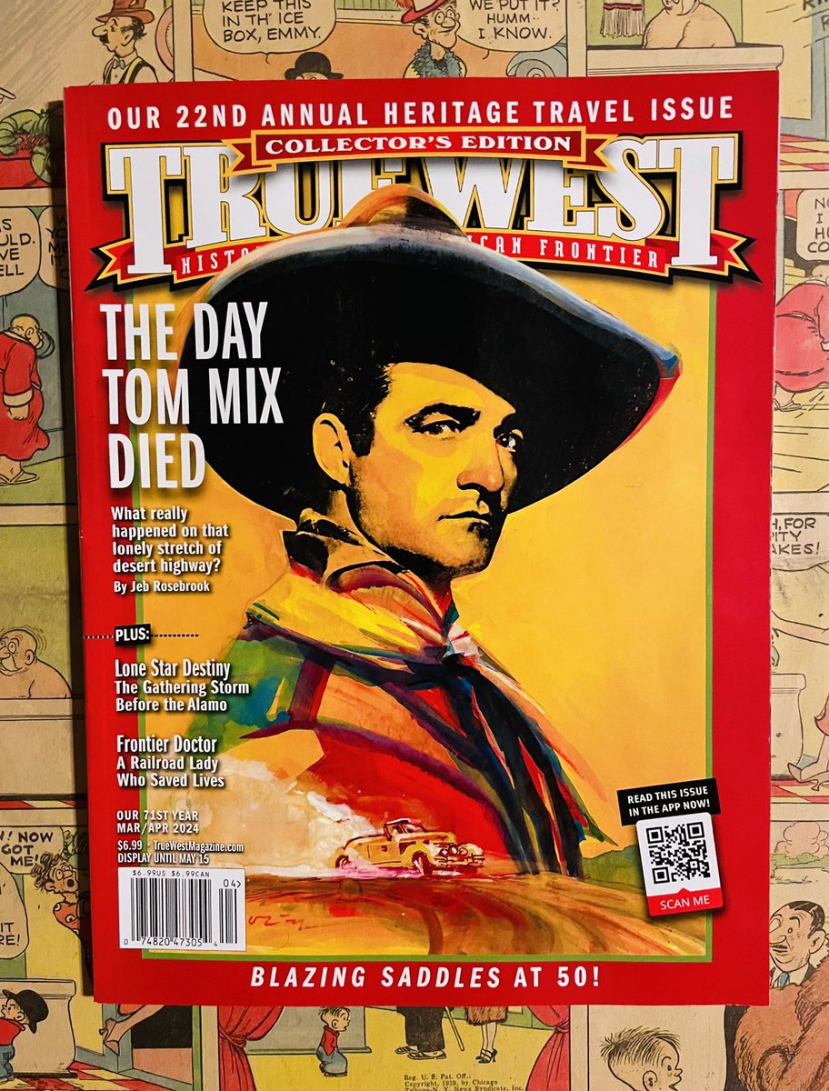 This is a pretty good magazine, if it’s in your area. Also, the best bargain on the magazine rack. #TrueWest