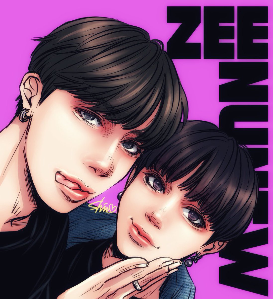 Good morning( ´ω` ) #ZeeNuNew #FanArtForZeeNuNew