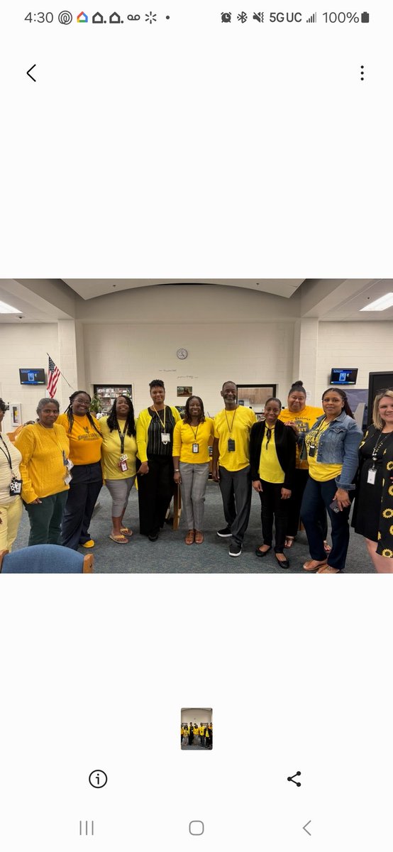 FCulverson's tweet photo. Day4 and @ELHS_HCS showed out in yellow to bring awareness to down syndrome and Children's mental health! ##ECweek_HCS @DrKeshaJones1 @Holla_at_Ayala @KindraTukes @RWilliams_EDS @MrArnoldtheGol1 https://t.co/pUaMZlJL8g