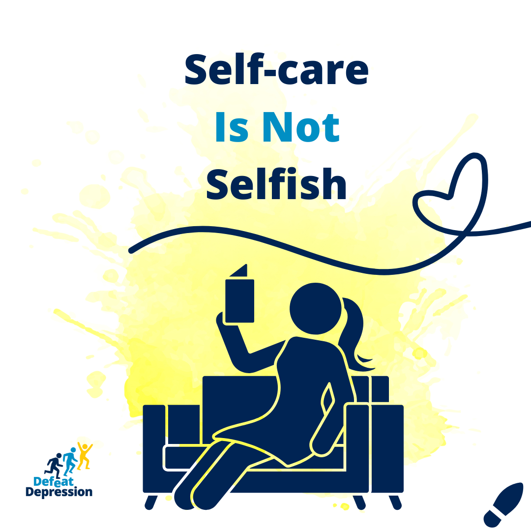 Self-care isn't a luxury, it's a necessity. Remember to take time for yourself this week. Whether it's a walk in nature, a good book, or simply a moment of quiet, prioritize your well-being. defeatdepression.ca #SelfCare #Wellness