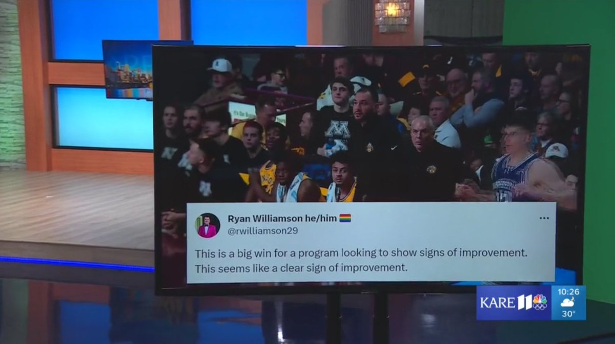 I just got access to our media logger and now can go back in KARE time and remind people of when my tweet made the sportscast.