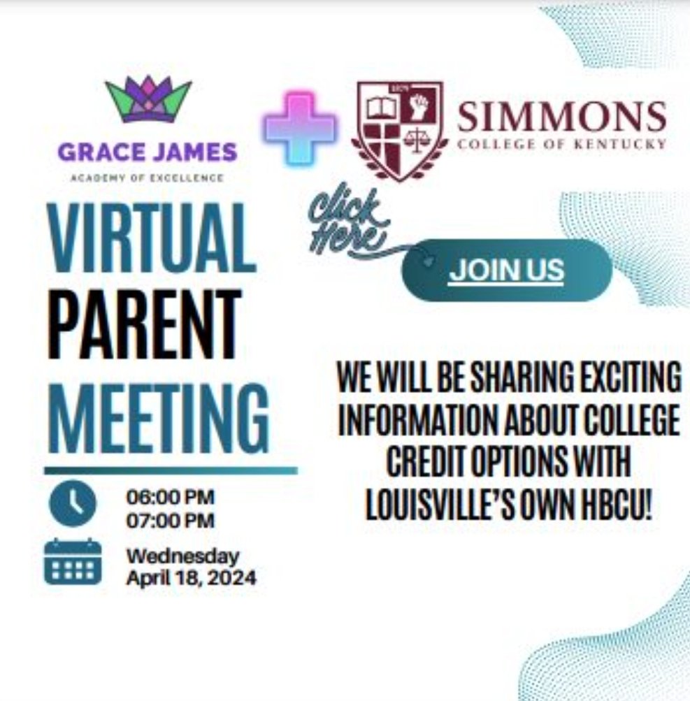 Tonight, @STEAM_GEMS High School GEMS and GEM families discussed our partnership with @SCKY_1879 to offer dual credit courses to our rising sophomores. #LimitlessPossibilities #CrownsUp @JCPSDEP1