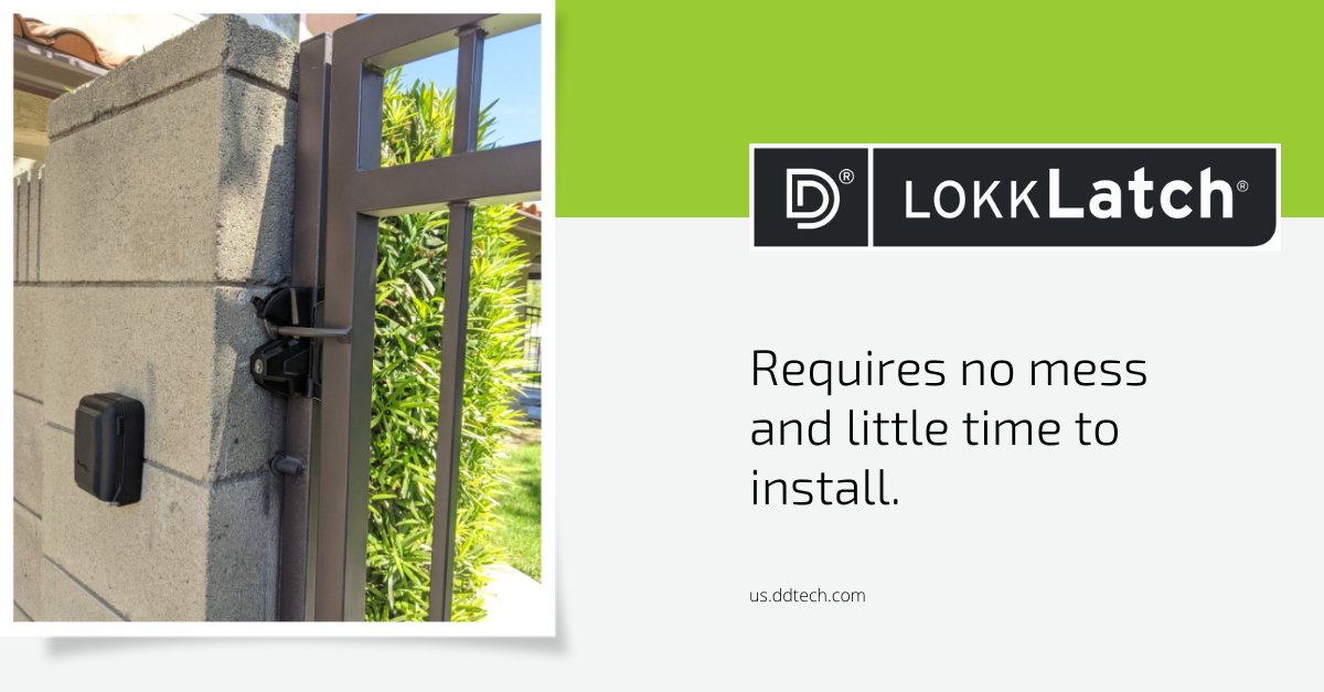 DDTechGlobal's tweet photo. The LokkLatch® regular uses industrial-strength polymer construction; it will not rust, bind, or stain. #LokkLatch #industrialstrength #gatelatches
https://t.co/KToVacsRyR https://t.co/aQCYoPz5Z3