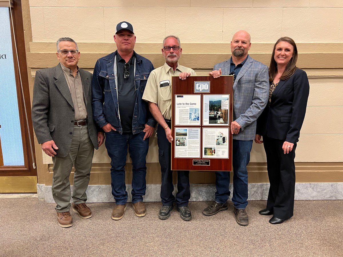 Today, Douglas County Utility Technician Jeff Michalak was honored with a ceremonial presentation from the Board of County Commissioners recognizing his achievement as the 2023 New Wastewater Operator of the Year by the Nevada Rural Water Association!