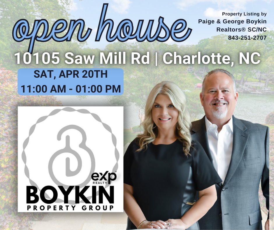 BoykinProperty's tweet photo. COMING SOON + OPEN HOUSE
🌊  Calling all lake lovers! Are you ready to live your best life on the water? 
https://t.co/oRNRDUWADD
#boykinpropertygroup #walkingyouhome #lovewhereyoulive #lakelife #lakeliving #charlotte #charlottenc #thequeencity https://t.co/THDjlguL9y