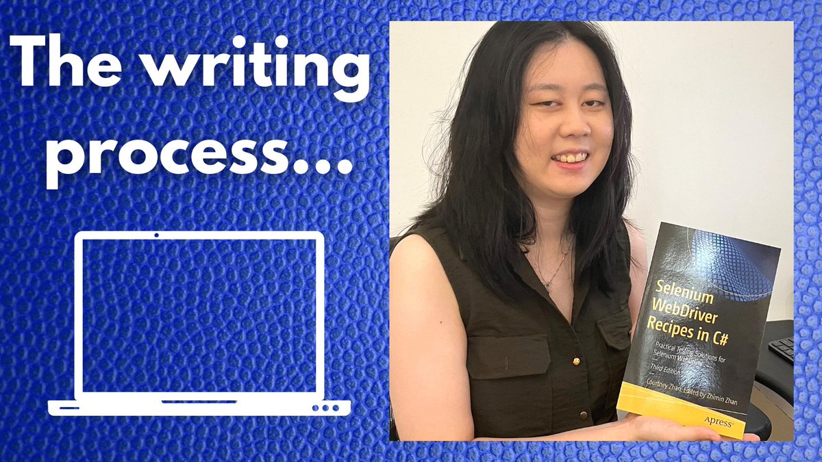 Says Courtney Zhan: “This was my first published book, so it was a totally new experience for me—it was good! By building on the previous edition, the work was a lot easier than if I started from scratch.” 📚 #selenium #CSharp #dotnet #debugging

🔗 shorturl.at/MPT18