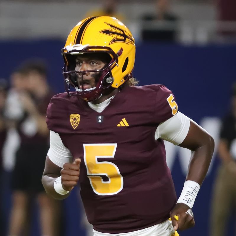 Jaden Rashada’s Timeline as a Recruit + Player: June 2022 - Commits to Miami November 2022 - Decommits from Miami, flips to Florida December 2022 - Signs LOI with UF January 2023 - Decommits from UF February 2023 - Commits to ASU April 2024 - Enters Transfer Portal