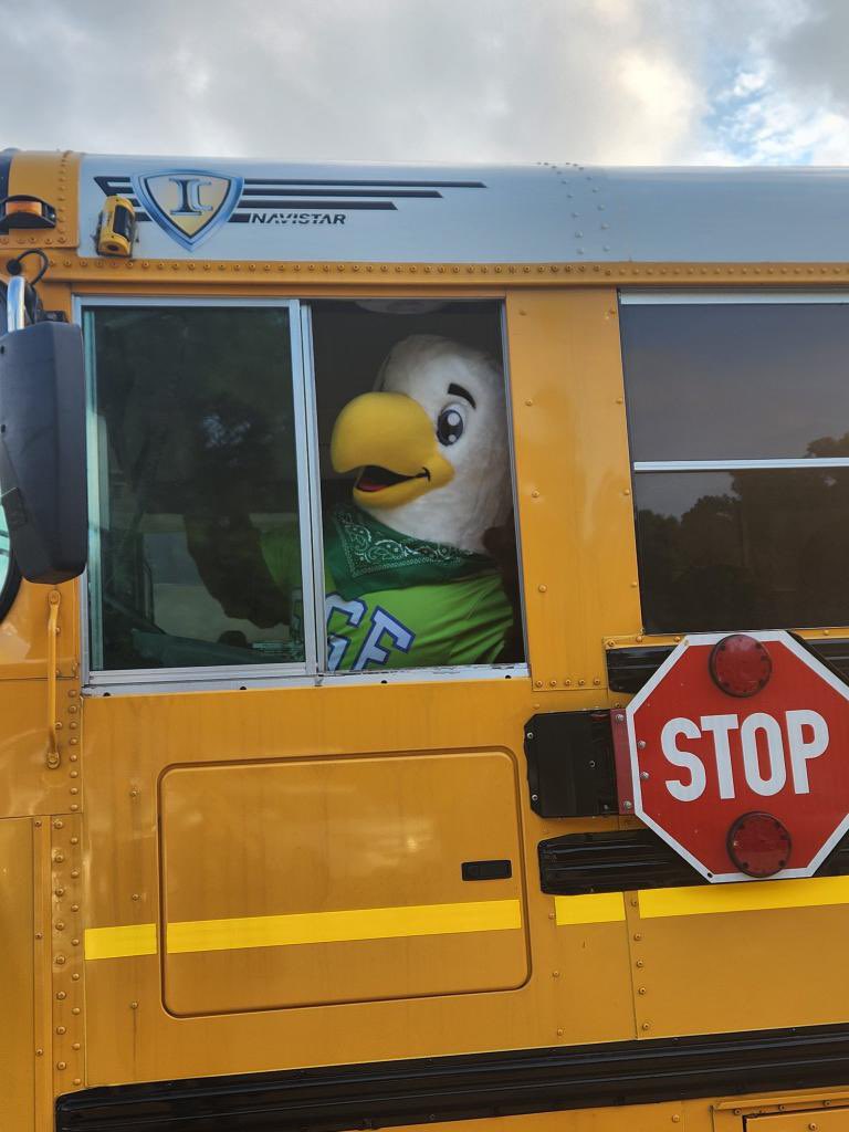 Elmer is leading the way for our Kindergarten Round up! We are so excited to welcome new Eagles to the nest! <a href="/HumbleISD_EGE/">Elm Grove Elementary</a>  <a href="/HumbleISD/">Humble ISD</a>