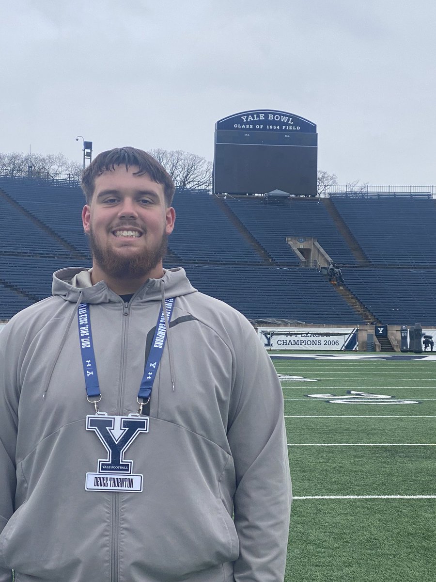 Deuce Thornton (@thorntondeuce) on Twitter photo Thank you to <a href="/Coach_Mill_/">Kevin Mill</a> and Yale University for the spring practice invite! <a href="/CoachRenoYale/">Tony Reno</a> <a href="/Bigstef72/">Stefon Wheeler</a> <a href="/FHFCoach/">Coach Thornton</a> Thank you to <a href="/Coach_Mill_/">Kevin Mill</a> and Yale University for the spring practice invite! <a href="/CoachRenoYale/">Tony Reno</a> <a href="/Bigstef72/">Stefon Wheeler</a> <a href="/FHFCoach/">Coach Thornton</a>