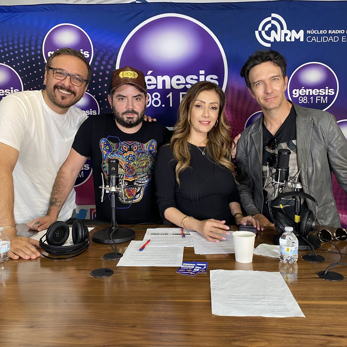 genesis981fm's tweet photo. Nuestros invitados de esta semana en #QueShow ✨🤩🎤🎭 https://t.co/PVAWHgV8Tm