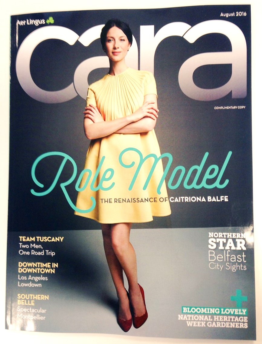 some magazine Caitríona covers! Then...