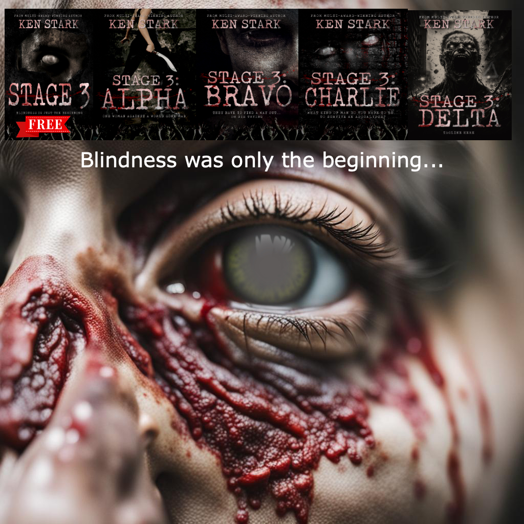 The storm of madness raged, and the world was torn apart. The Stage 3 series - 'A roller coaster of unstoppable horror!' getbook.at/stage3series All books are FREE on Kindle Unlimited #FreeBook #FREE #stage3 #zombie #HORROR #mustread #zombies #apocalypse #survival #zombies
