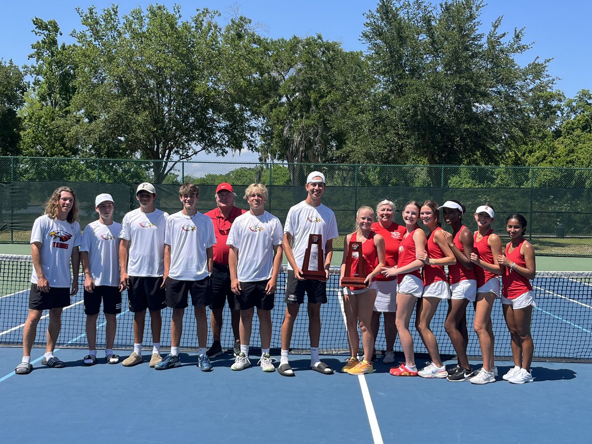 After 2 long days of Tennis the Eagle Boys and Girls teams are District Runners Up! They will play Tuesday in the first round of the FHSAA State Tournament.