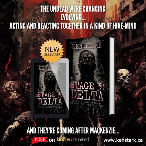 The world was already in flames, and something just turned up the heat. Warm up to STAGE 3: DELTA, a new release Stage 3 novel. mybook.to/stage3delta FREE on Kindle Unlimited #audiobook #WalkingDead #zompoc #mustread #Audible #NewRelease #ApocalypticFiction #zombies