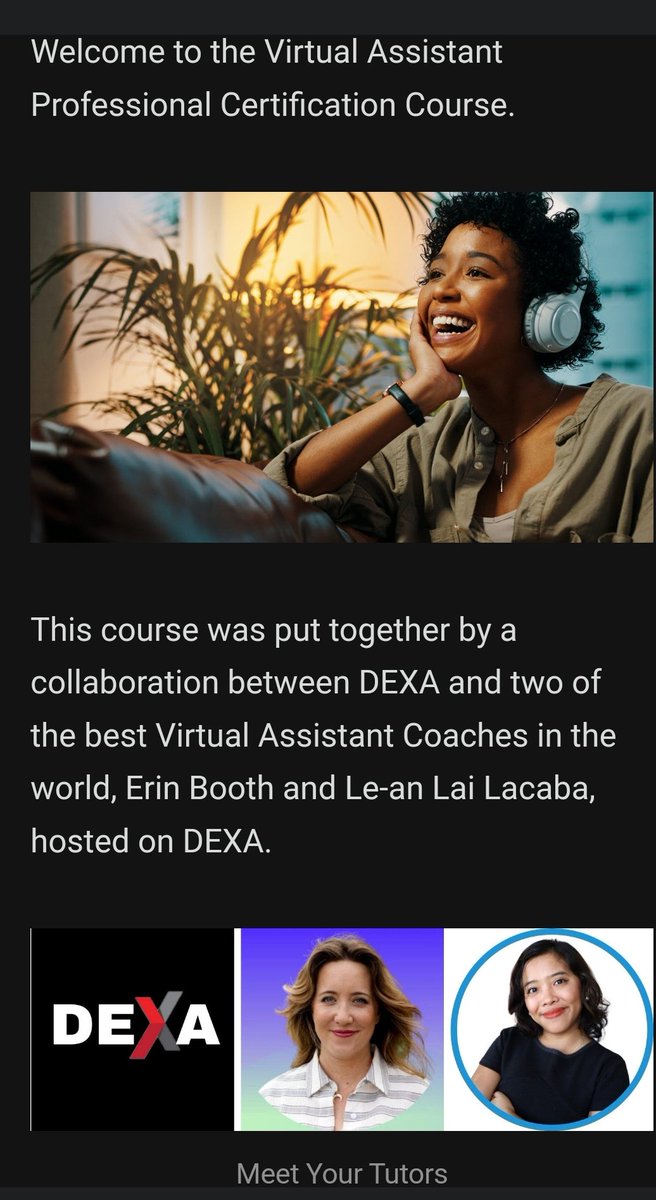 SamuelAdimoha's tweet photo. Imagine relearning about being a Virtual/Executive Assistant from the best, @ErinBoothVA and @leanlai . After learning about being with @alx_kenya ,  I'm excited to share my journey with you here, and Facebook about the opportunity by @Learnwithdexa  to unlearn and relearn https://t.co/ONbEIEgqcn