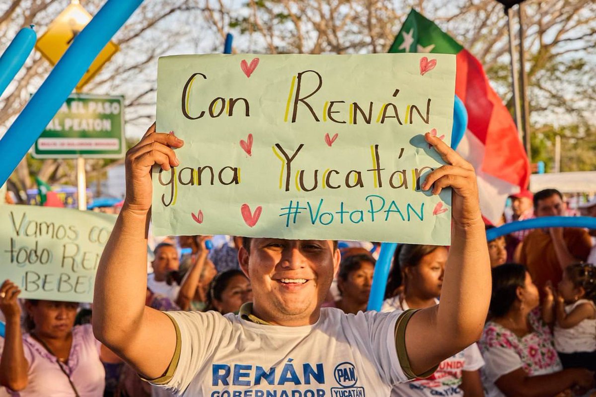 Estos son los rostros que a diario construyen la mejor versión de #Yucatán. Somos más los que queremos seguir viviendo en el mejor estado del país y defender unidos lo que más amamos. #UnidosGanaYucatán #RenánGobernador