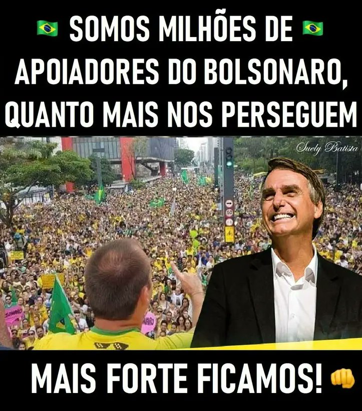 #BolsonaroOrgulhoDoBrazil #SomosTodosBolsonaro