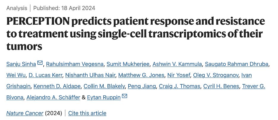 We don't yet have a way to guide therapy decisions with single-cell omics. Taking one step forward to solve this, we developed a transfer learning method for patient stratification & resistance emergence to targeted therapies using sc-omics & validated in 3 trials. 🧵