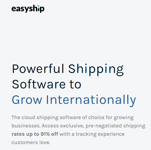 All in One #Shipping Platform trusted by #100k+ #businesses
@goeasyship
#LogisticaZFyPuertosANDI #fypviraltwitter 
Here is the direct access to easyship: easyship.ilbqy6.net/m5djeq