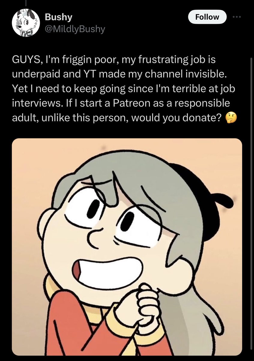 Don’t be like this dude. Being like “I also need help, but this other person doesn’t, so you should help me instead” is fucked up. Plus… “terrible at job interviews” is not necessarily an excuse. Asking for help with interviews is what makes you better. Not giving up. 😒
