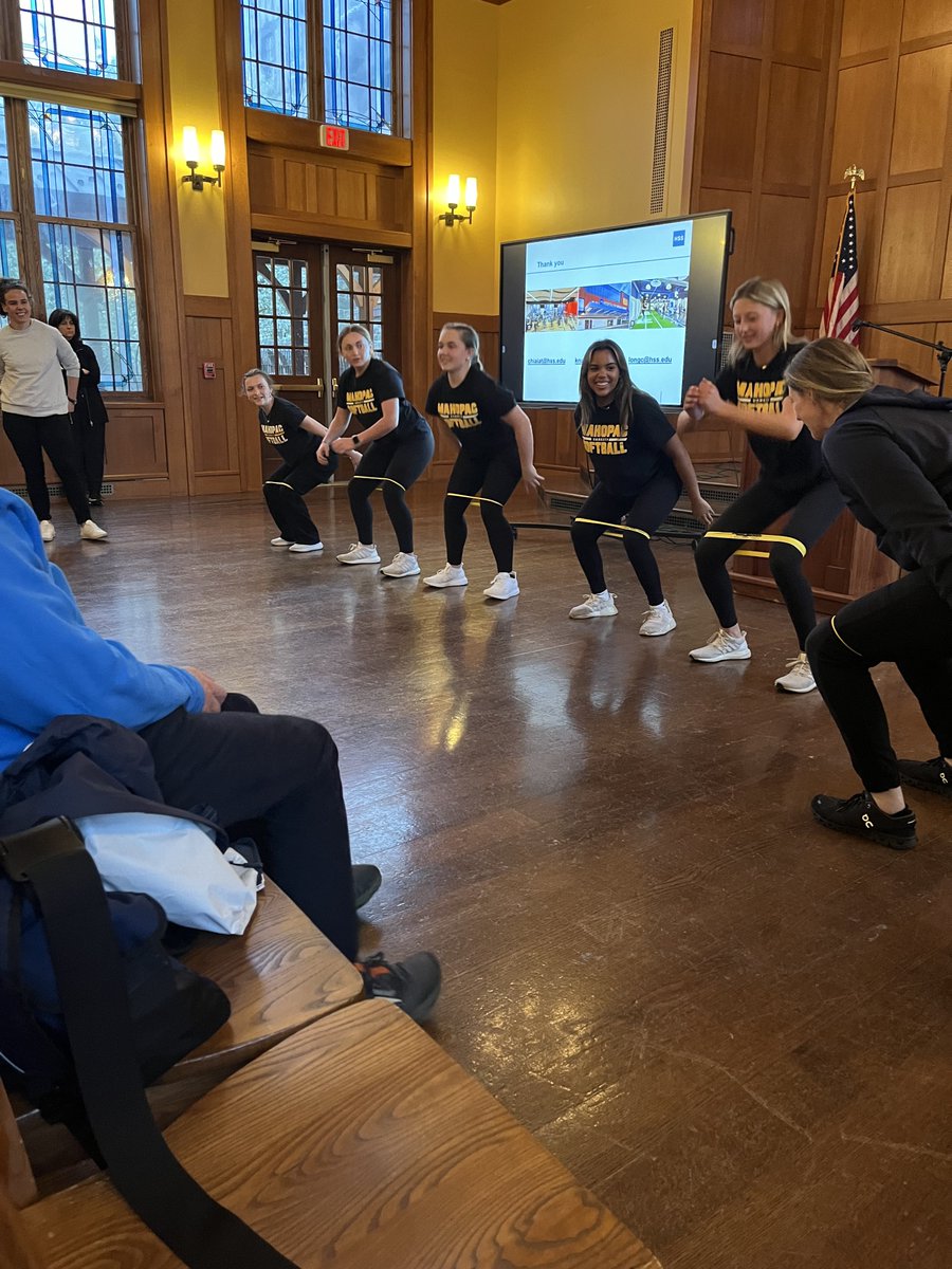 Some Mahopac Softball players at the Female Athlete Health and Wellness Educational Session tonight! Thank you to all the women who presented and made for a great experience. These young ladies had a blast! <a href="/MahopacSoftball/">Pac Varsity Softball</a> <a href="/Mahopac_AD/">Mahopac Athletics</a> <a href="/HSpecialSurgery/">Hospital for Special Surgery (HSS)</a>