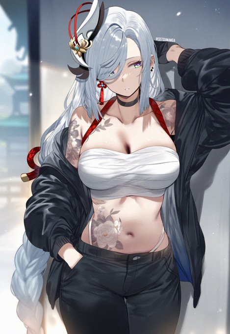 Yakuza Shenhe #原神 #GenshinImpact 