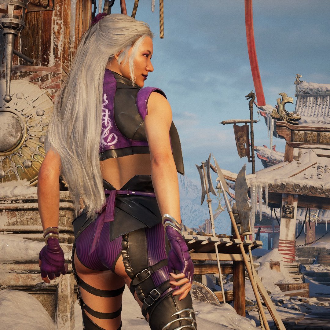 waitnodani's tweet photo. 💜"Have you ever been dominated?"💜 
Sindel in her "Birthright to Rule" skin from MK11, along with 6 custom palettes, 2 mastery palettes, 2 optional MK11 hair styles, and MK11 inspired makeup is now available to download on NexusMods💜: https://t.co/awucvFBkub https://t.co/KkE8B6r1aI