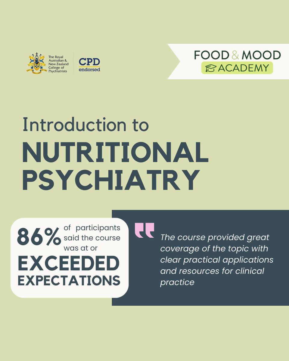 What have students said about our Introduction to #NutritionalPsychiatry course?