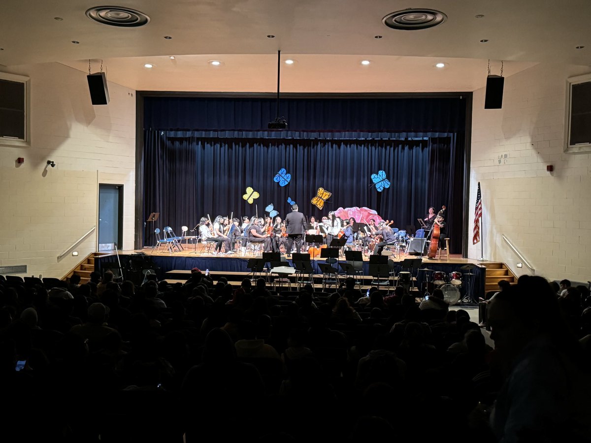 NBMSzebras's tweet photo. A full house celebrating the musical talents of our Zebras. Job well done students, Ms. Trerotola, Mr. Giglio, and Dr. Villamilgomez! @nbpschools #ALLIN4NB https://t.co/C3MOvQZVFa