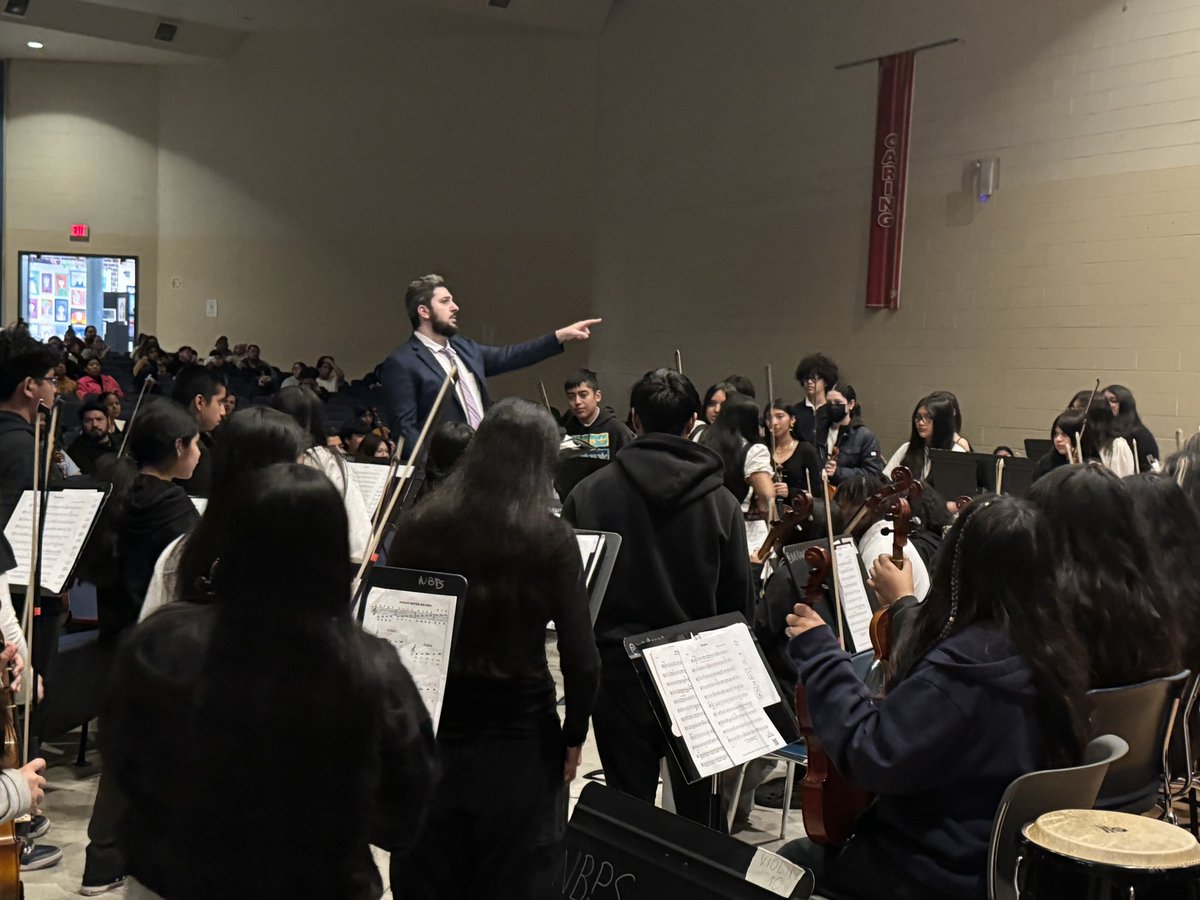 NBMSzebras's tweet photo. A full house celebrating the musical talents of our Zebras. Job well done students, Ms. Trerotola, Mr. Giglio, and Dr. Villamilgomez! @nbpschools #ALLIN4NB https://t.co/C3MOvQZVFa