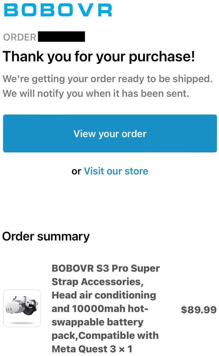 Ordered a new BOBOVR headstrap today!