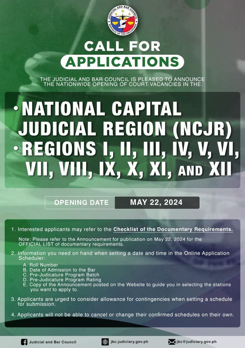 Judicial and Bar Council tweet media