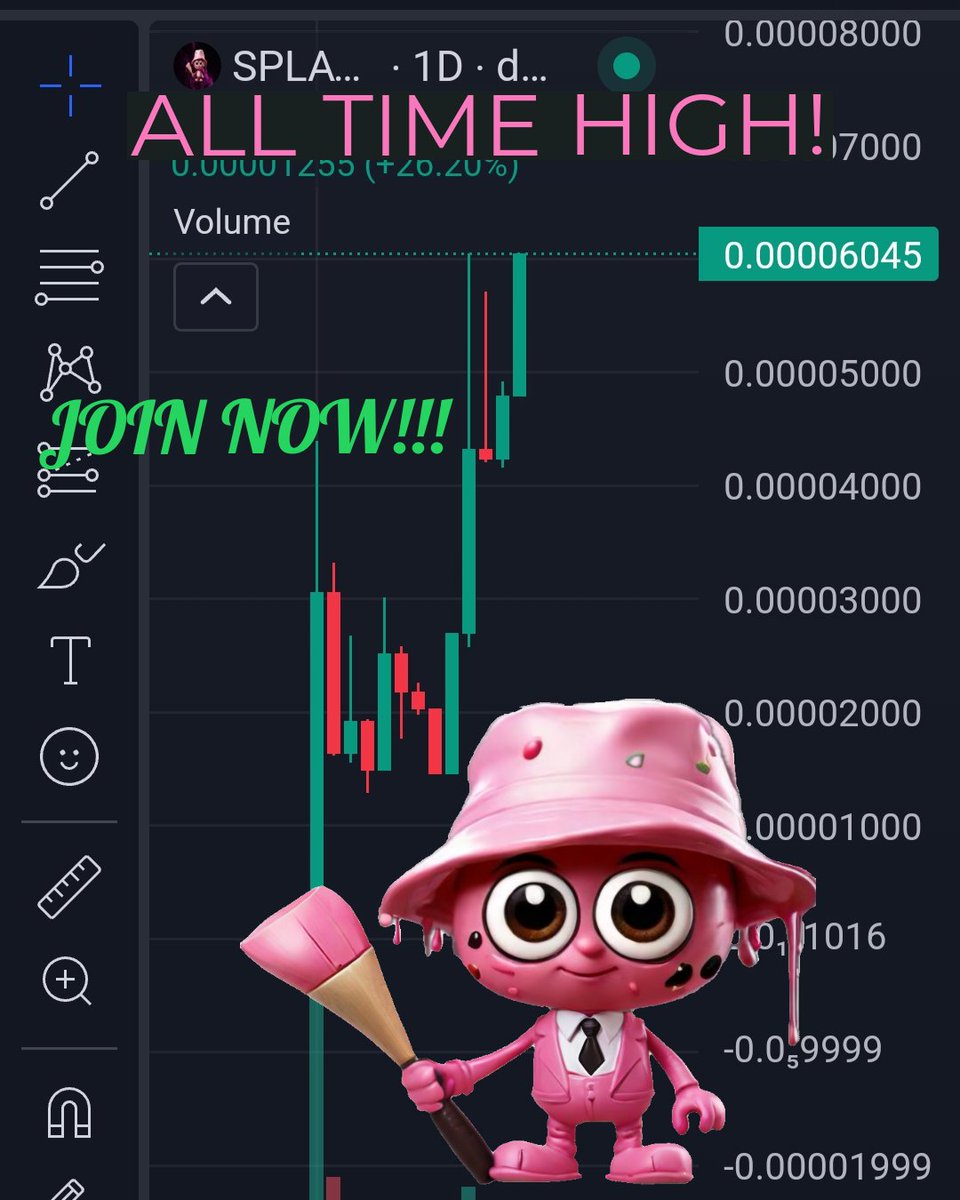 Splatwif's tweet photo. 3rQBxasMZhNMZbcZS28qTLrJnY3QhFP57nJwsVdJv389

#SOLANA based philanthropy #MEMECOIN called #SPLAT just hit another ALL TIME HIGH! 

Join Our community now!! 
https://t.co/stkML6xSwW 

AMA on Sunday and surprise for top 25 holders 🎉

#SolanaMemecoin #crypto https://t.co/wiL5vOXbpk