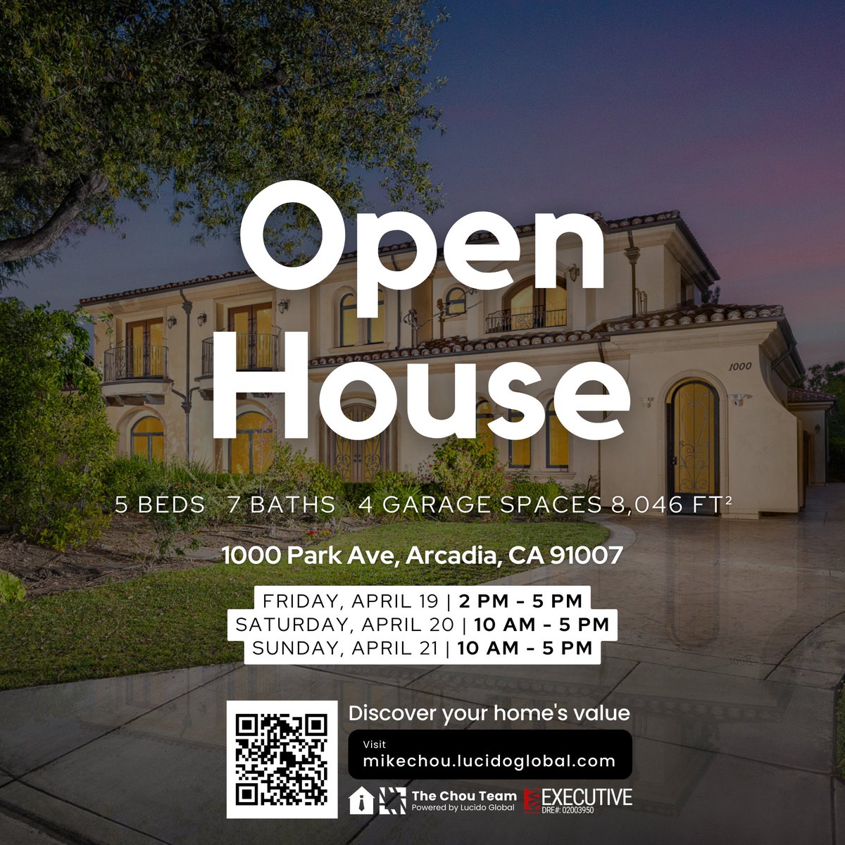 thechouteam's tweet photo. Come and join our Open House this weekend  🏡

📍18345 Watson Way, Yorba Linda, CA 92886
📍205 W Hermosa Dr, San Gabriel, CA 91775
📍1000 Park Ave, Arcadia, CA 91007 https://t.co/TeBTMN4G43