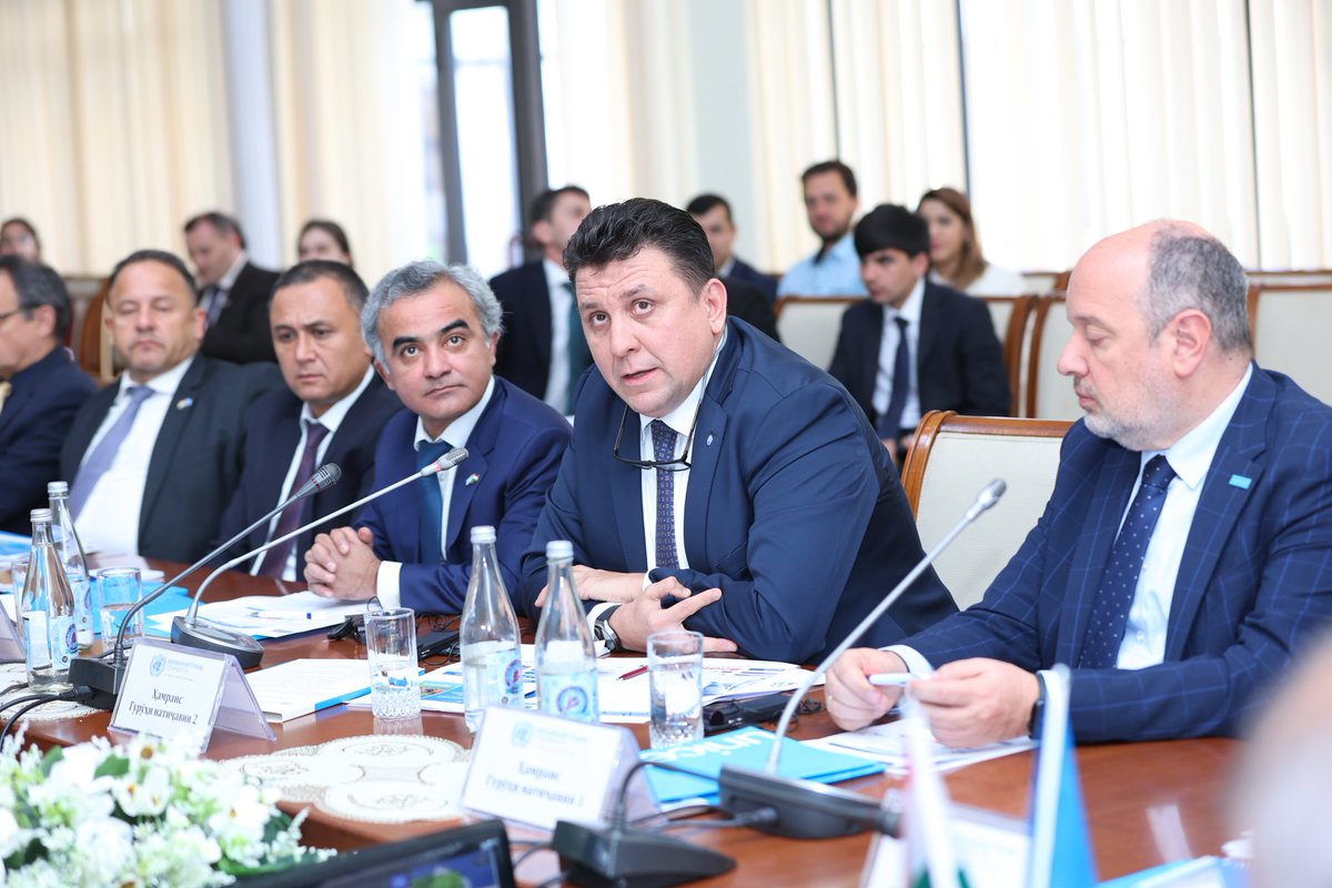 Presented annual results of Outcome 2 of United Nations Sustainable Development Country Framework implementation for 2023  on behalf of 12 UN Agencies involved in implementation of this outcome in Tajikistan. Noted challenges Green Economic Growth faces in the country.