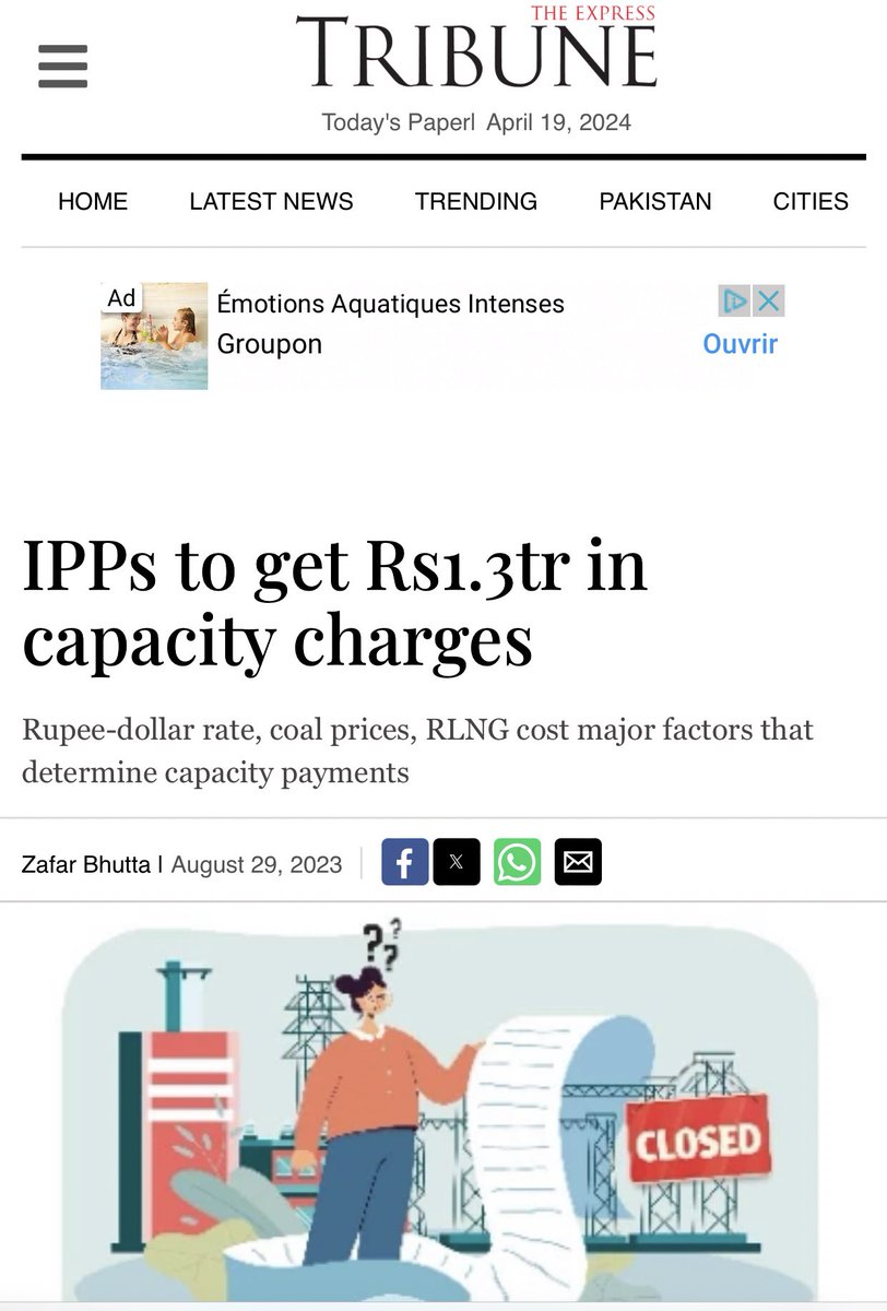 It’s evil to charge this money from the consumers. The government should start doing something about it. 

End IPPs now.