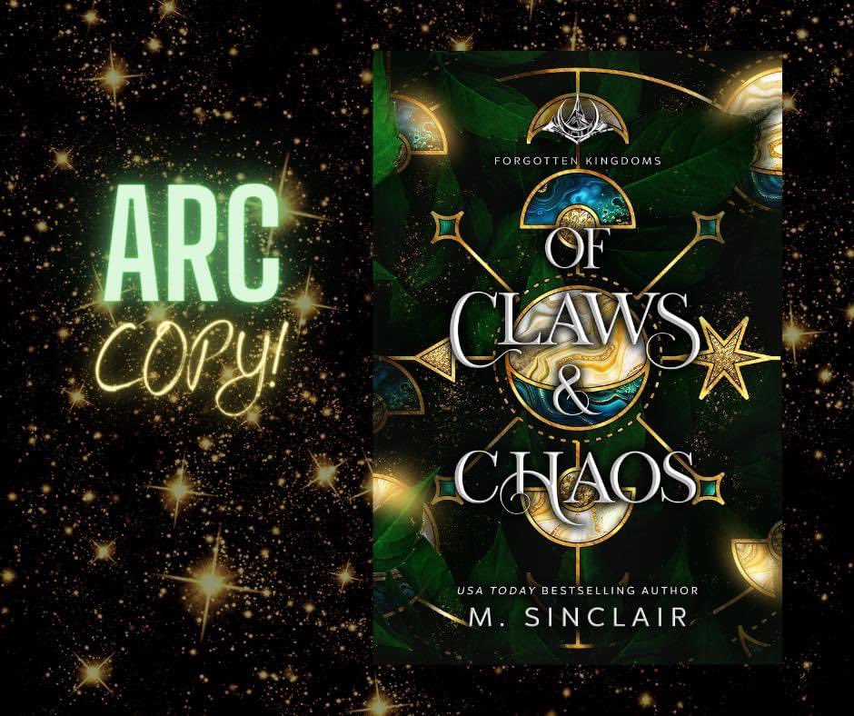 Jenn_Ann_76's tweet photo. 📚 What’s your current read? I’m currently reading and enjoying an ARC of, Of Claws & Chaos by M. Sinclair!
Of Claws & Chaos Releases on April 23rd!
#CurrentlyReading #ComingSoon #OfClawsAndChaos #ForgottenKingdoms #MSinclair #Read #ParanormalRomance #MF #Standalone https://t.co/JMTTNBnyDl