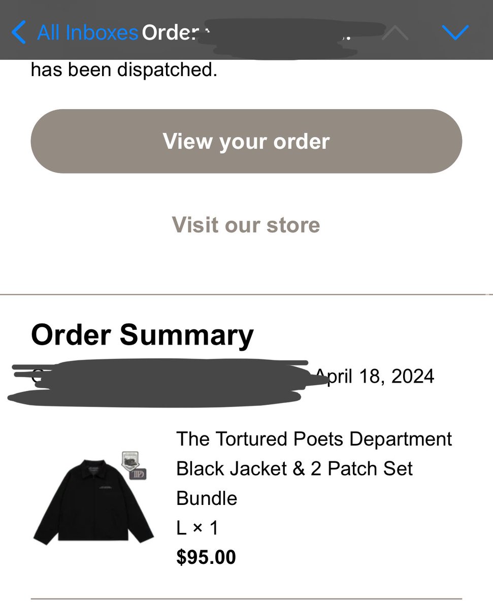 DaniBeeDabbles's tweet photo. @taylornation13 Uniform ordered. Ready for my shift. 🫡 https://t.co/3OiYK7X7Ca