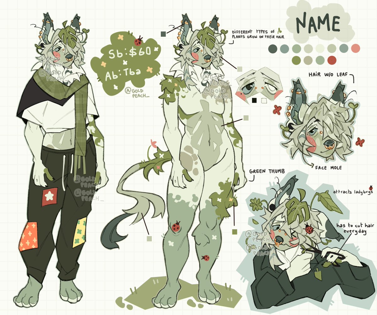 Mossy design OTA 🌱🌳🐞 ✿ SB is 6⃣0⃣; check replies for more details! ✿ rts are appreciated!