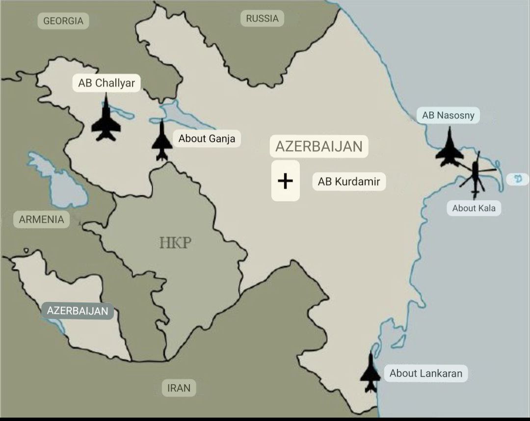 ‼️L'Azerbaïdjan signe un accord pour fournir à l’entité SIONISTE 3 bases aériennes à la frontière pour lancer des frappes contre l'Iran

On vous a fourni les armes pour expulser les 100’000 arméniens du Ht-Karabakh - vous mettez à notre disposition vos bases pour attaquer l’Iran…