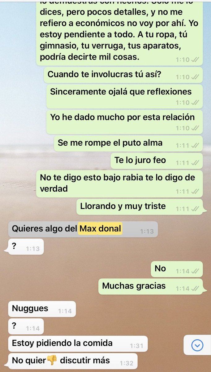 quieres algo del max donal
?
nuggues?
no quier👎🏼 discutir más