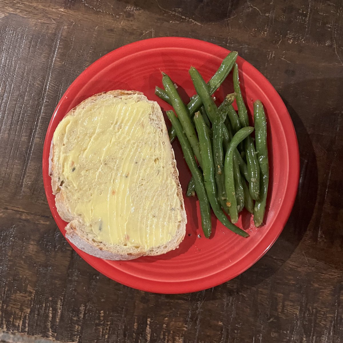 dinner tonight was beef stroganoff and greenbeans :P