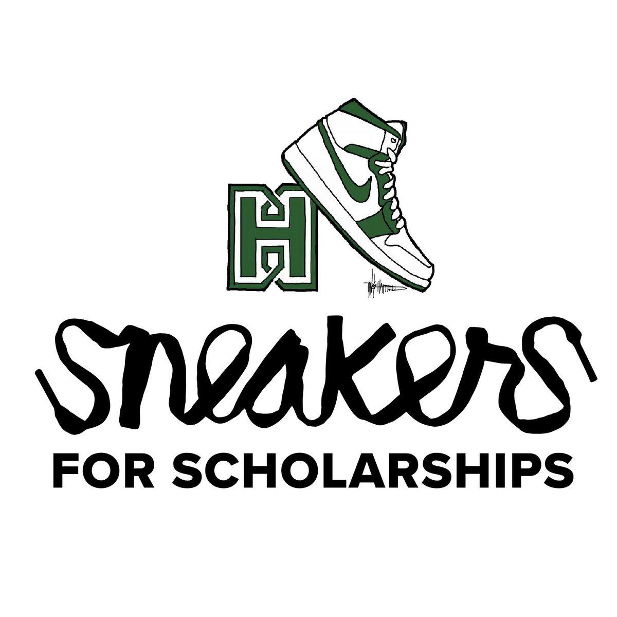 Tomorrow at 9AM Pacific! Will share the link tomorrow morn where you can snag raffle tix to the 2nd Annual Sneakers for Scholarships! We're raffling off (online) 2 pairs of highly coveted Jordan 1's (1 designed especially for HFF)! If you lost out last yr, here's your 2nd chance!