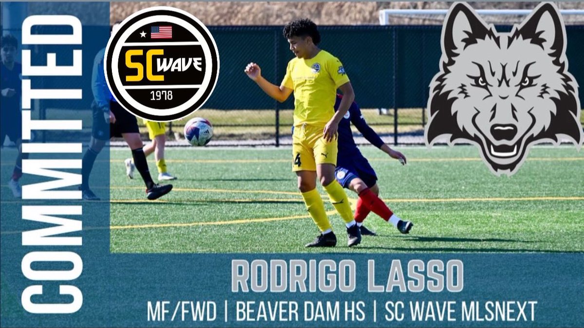 Congrats to SC Wave MLS Next player Rodrigo Lasso for committing to play soccer at Madison College!!