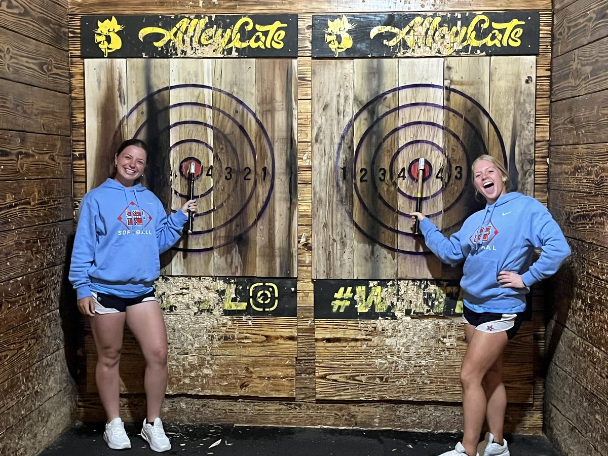 NWCCSoftball's tweet photo. They’re getting better! @ellie_fryar @addisonOwen10 #alleycatsaxeco https://t.co/uJ8l0209QF
