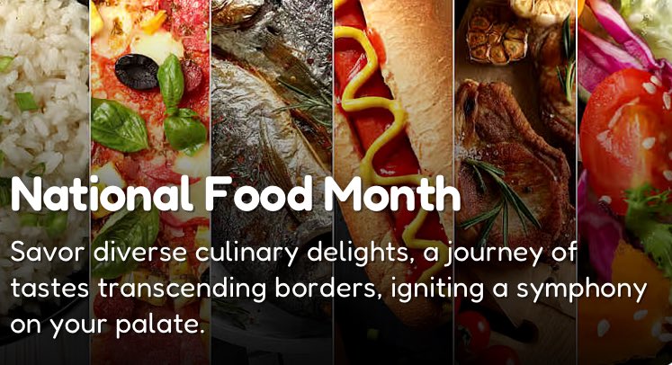 April is #NationalFoodMonth 
So eat