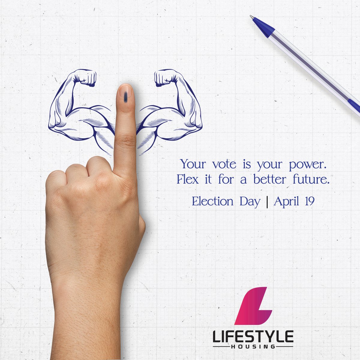 Your vote is a powerful tool for change! Flex your vote and shape a better tomorrow. Cast your ballot and make a difference!

#Lifestylehousing #electionday #election #vote #election2024 #voting