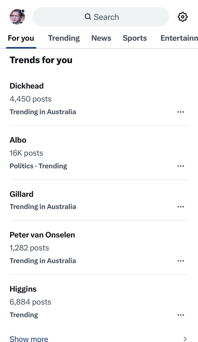 Albo & Dickhead are trending one and two on X, then followed by all the other Dickheads.🤔 😂😂😂👍 #Auspol