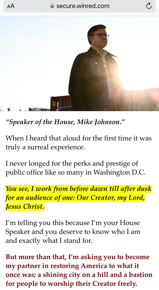 TuckerCarlson's tweet photo. There aren't many political fundraising pitches more corrupt and harmful than this one. https://t.co/BSXpB4ALm2